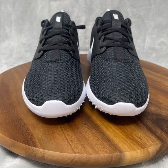 Nike Golf Shoes Mens 8 Black White Roshe Spikeless Lace Up CD6065-001 - Picture 5 of 16